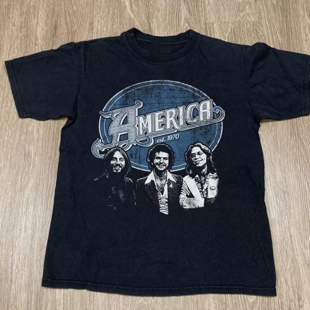 Rare America Band 1970 Cotton Tee